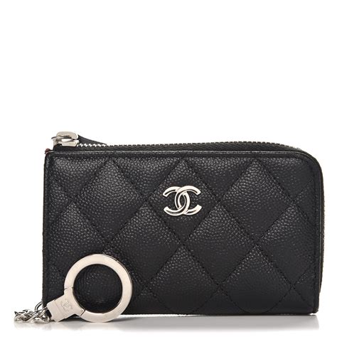 6 key holder chanel|Chanel keychain pouch.